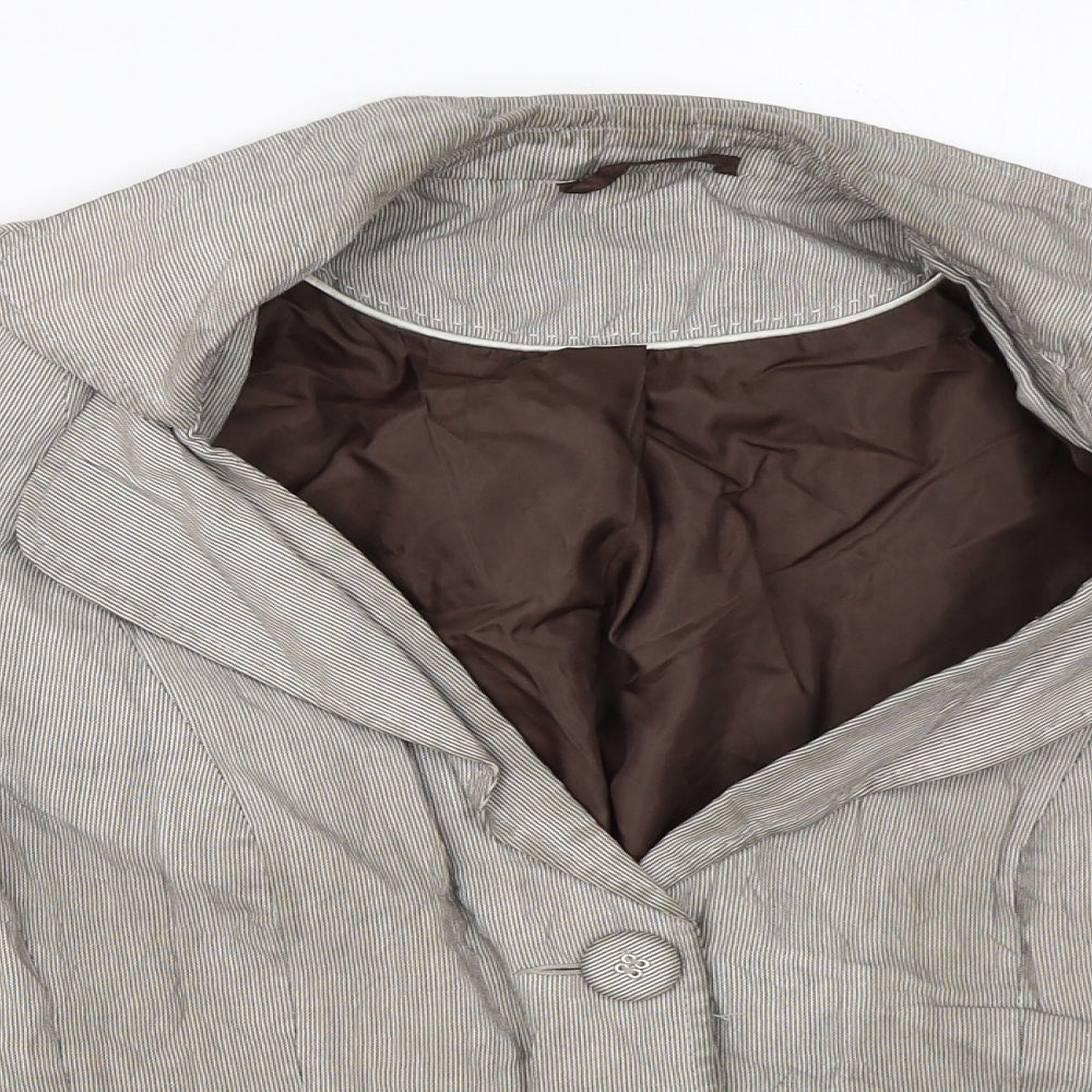 BHS Womens Brown   Jacket Blazer Size 10