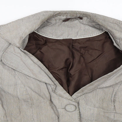 BHS Womens Brown   Jacket Blazer Size 10
