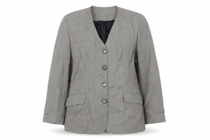 Preworn Womens Grey   Jacket Blazer Size 14