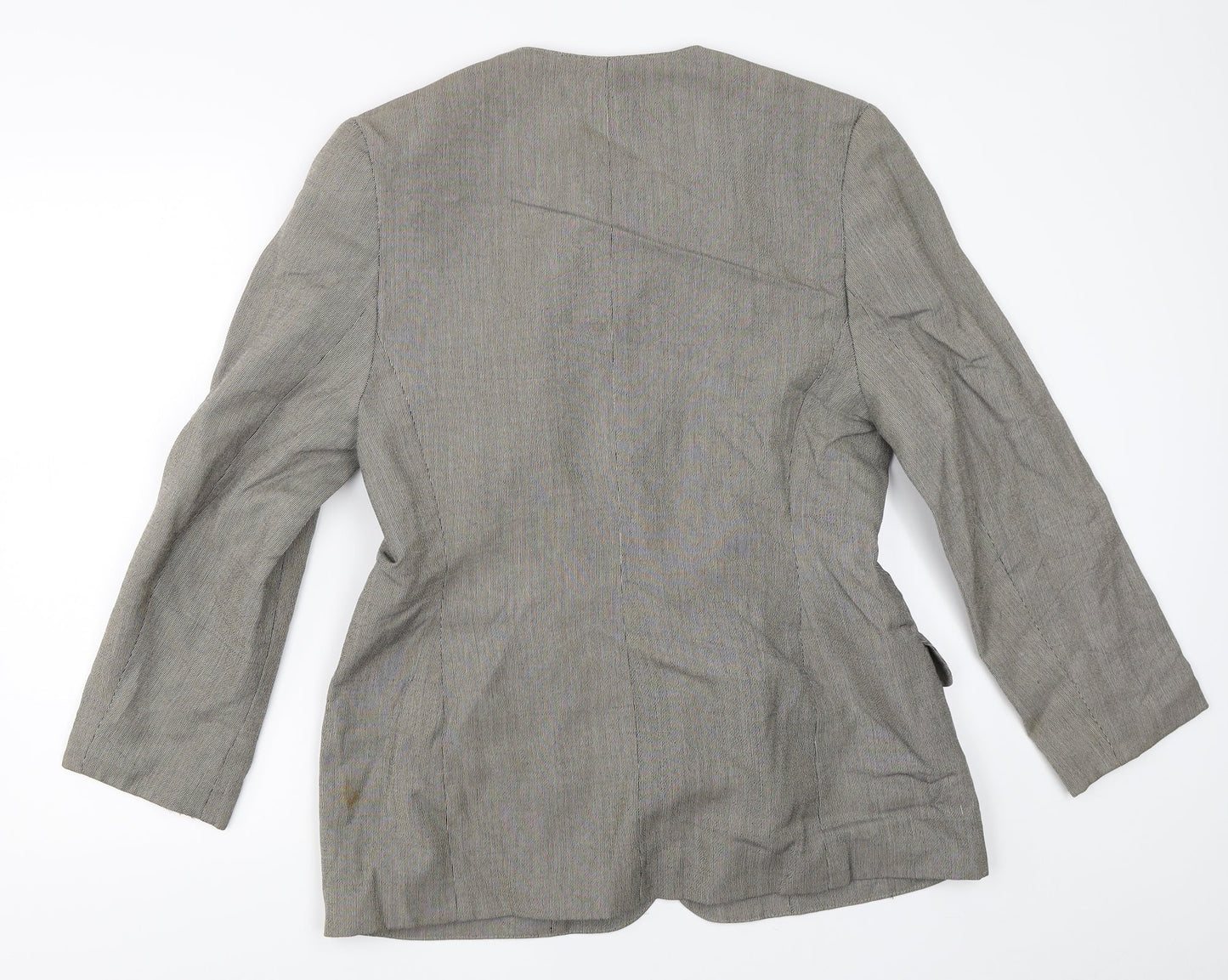 Preworn Womens Grey   Jacket Blazer Size 14