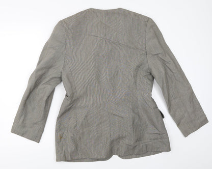 Preworn Womens Grey   Jacket Blazer Size 14