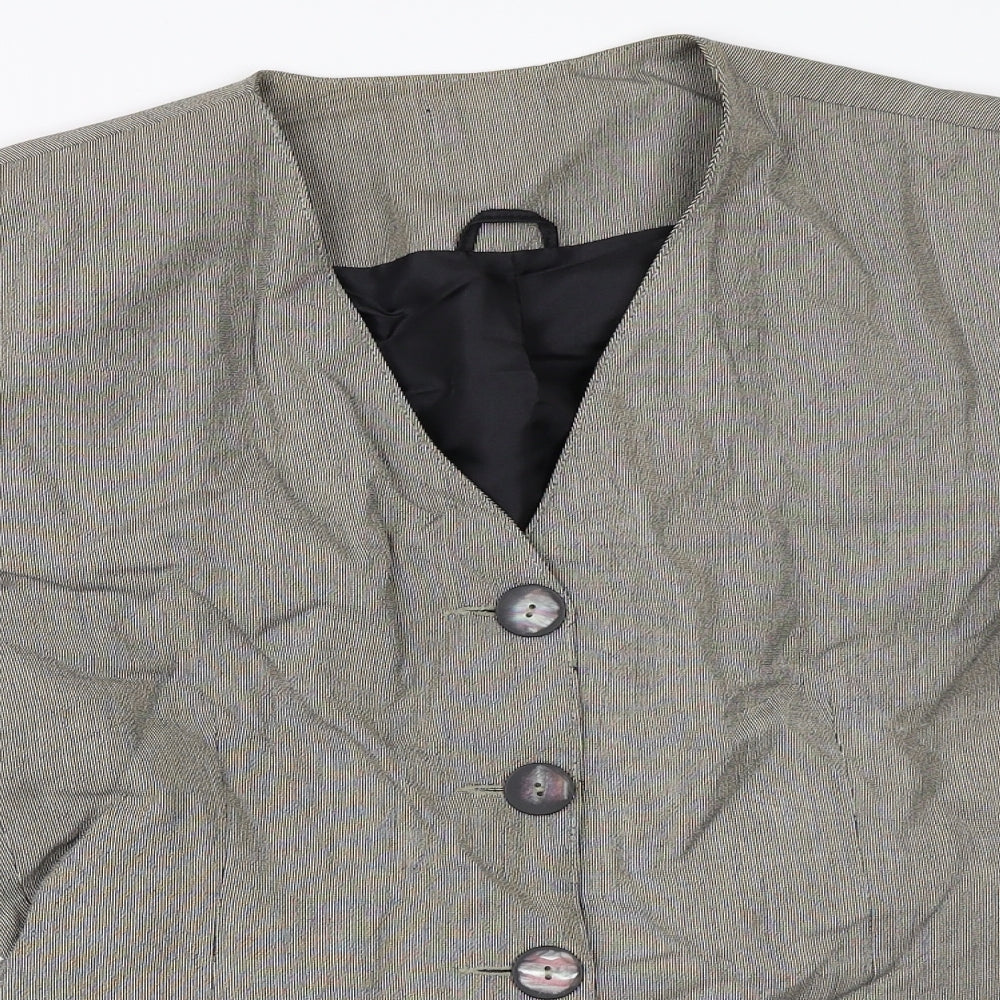 Preworn Womens Grey   Jacket Blazer Size 14