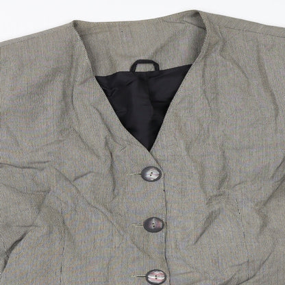 Preworn Womens Grey   Jacket Blazer Size 14