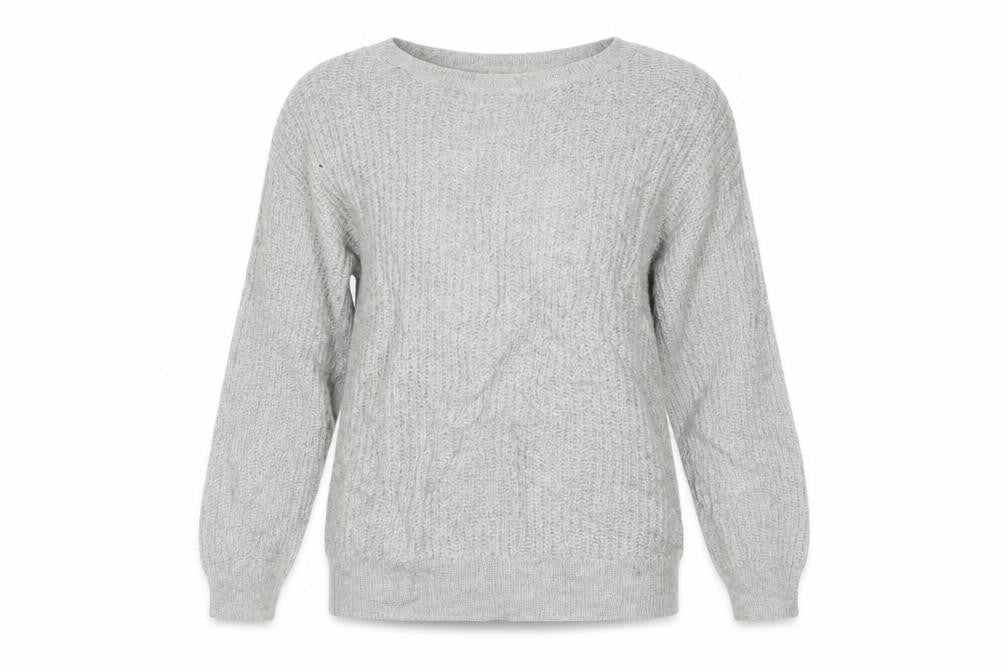 H&M Womens Grey   Henley Jumper Size XS