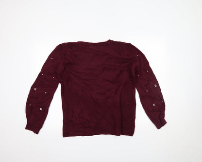 RJR.John Rocha Womens Purple   Pullover Jumper Size 12