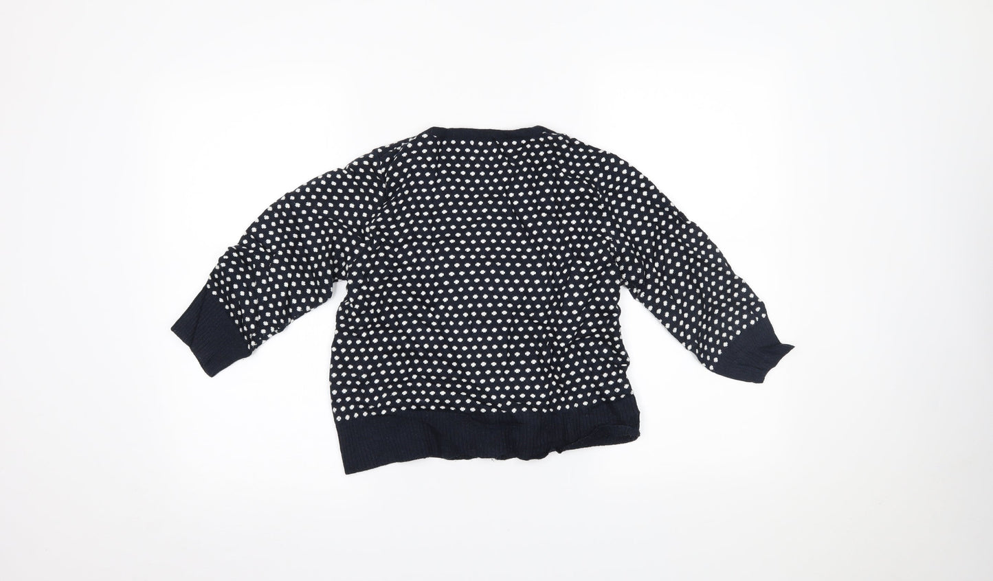 g:21 Womens Blue Polka Dot  Cardigan Jumper Size 8