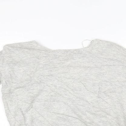 Next Womens Grey   Basic Blouse Size 8
