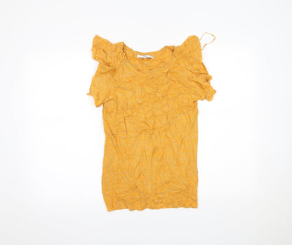 Next Womens Yellow   Basic Blouse Size 12