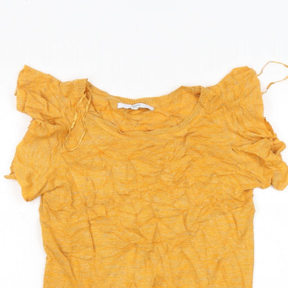 Next Womens Yellow   Basic Blouse Size 12