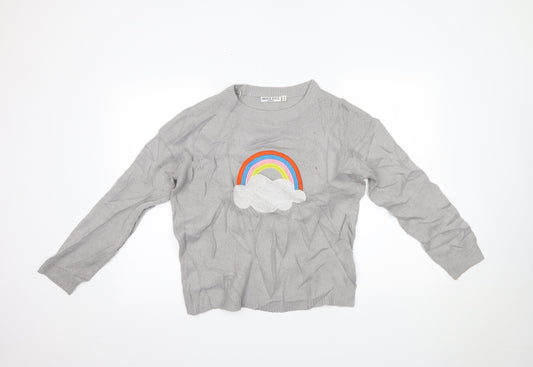 Brave Soul Womens Grey   Pullover Jumper Size 12