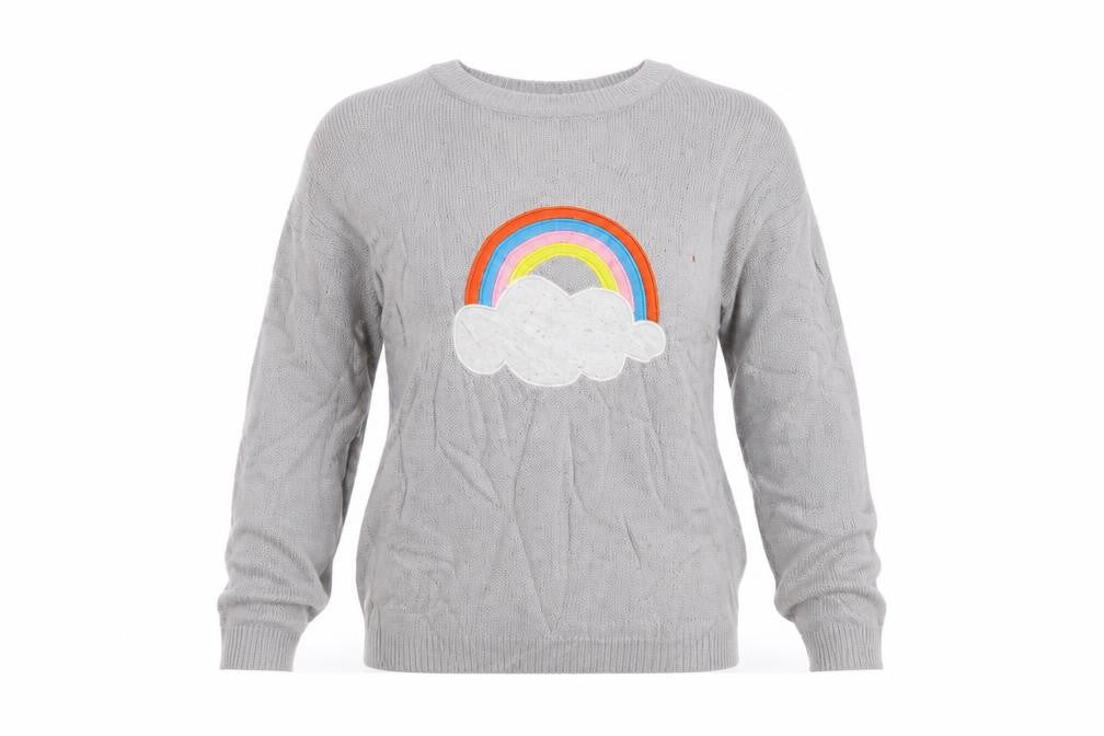 Brave Soul Womens Grey   Pullover Jumper Size 12