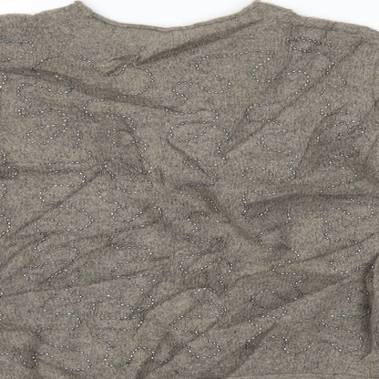 Zara Womens Brown   Pullover Jumper Size S