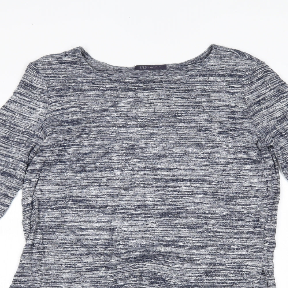 Marks and Spencer Womens Blue   Basic Blouse Size 8
