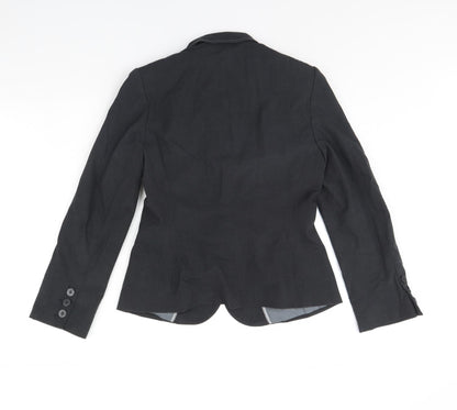 Marks & Spencer Womens Grey   Jacket Blazer Size 12  - Shoulder Pads