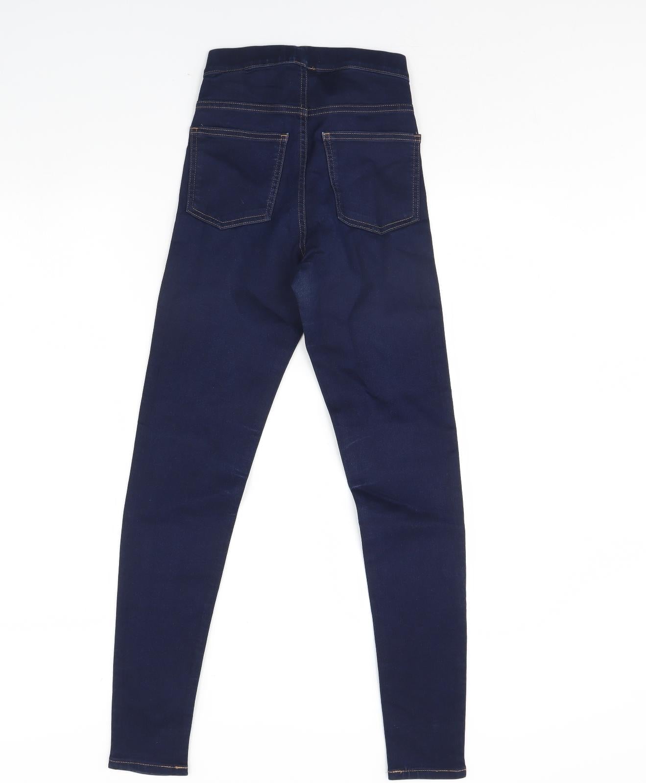 Marks & Spencer Womens Blue  Denim Jegging Jeans Size 6 L28 in