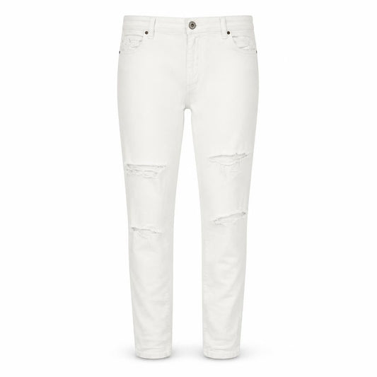 Womens Ivory  Denim Skinny Jeans Size 36 in L30 in