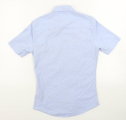 Topman Mens Blue    Button-Up Size S