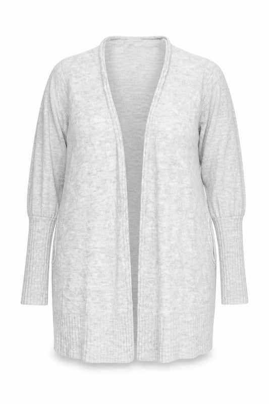Topshop Womens Grey   Cardigan Jumper Size 14  - Topshop Longline Cardigan Blouse sleeve