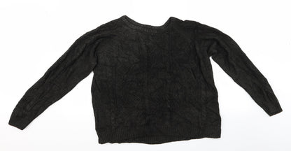 George Mens Black   Pullover Jumper Size L  - George Jumper