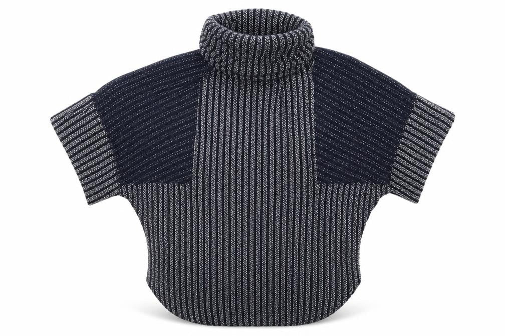 Stock Shop Womens Blue Striped  Pullover Jumper Size S  - Stock Shop Cowl Sweater