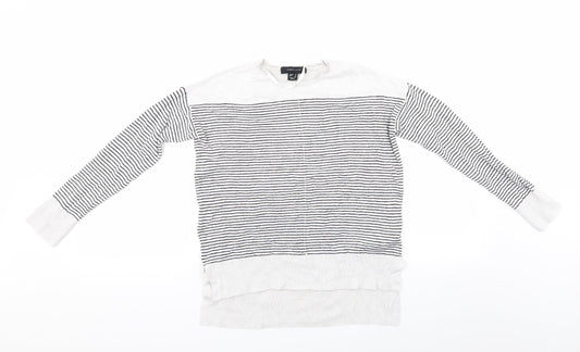 Atmosphere Womens Multicoloured Striped  Pullover Jumper Size 8  - Atmosphere