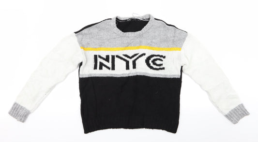 Select Womens Multicoloured   Pullover Jumper Size 8  - Select NYC Logo
