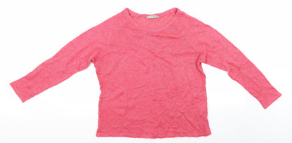 Additional front view of Atmosphere women’s pink jumper, size UK 14, - atmosphere, glitter sweater