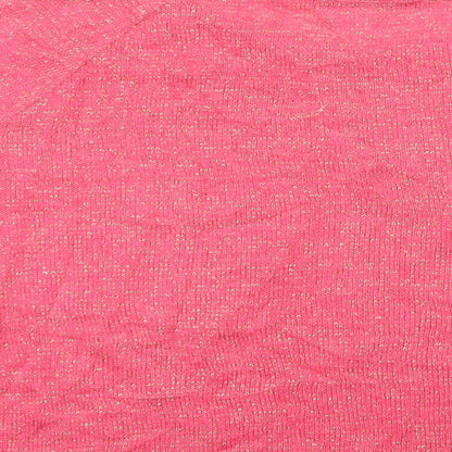 Brand and care label for Atmosphere women’s pink jumper, size UK 14, - atmosphere, glitter sweater