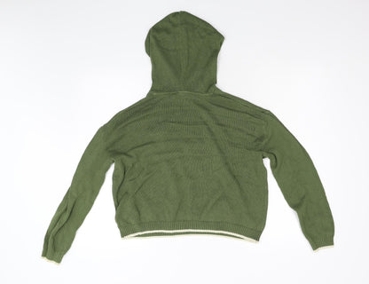 H&M Womens Green  Knit Pullover Jumper Size M