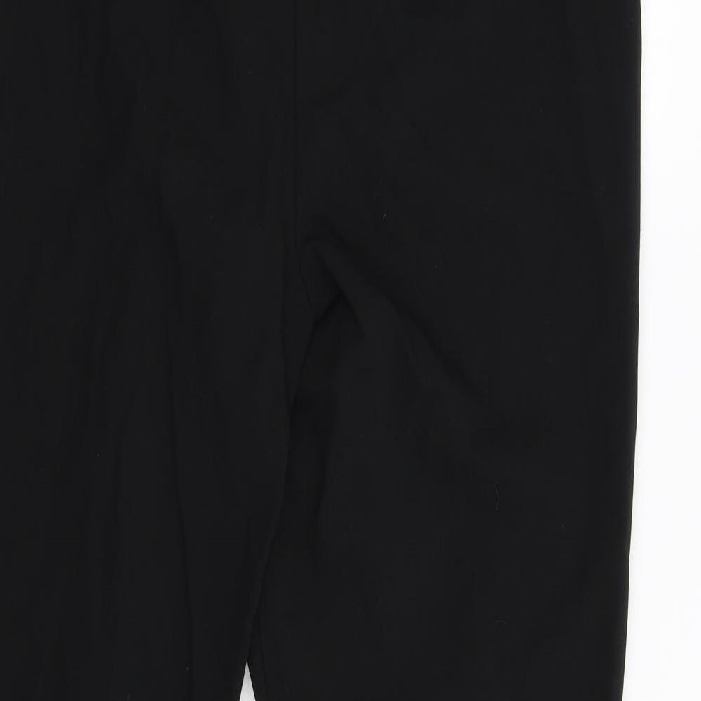 F&F Womens Black   Trousers  Size 10 L27 in
