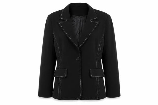Primark Womens Black   Jacket Suit Jacket Size 12
