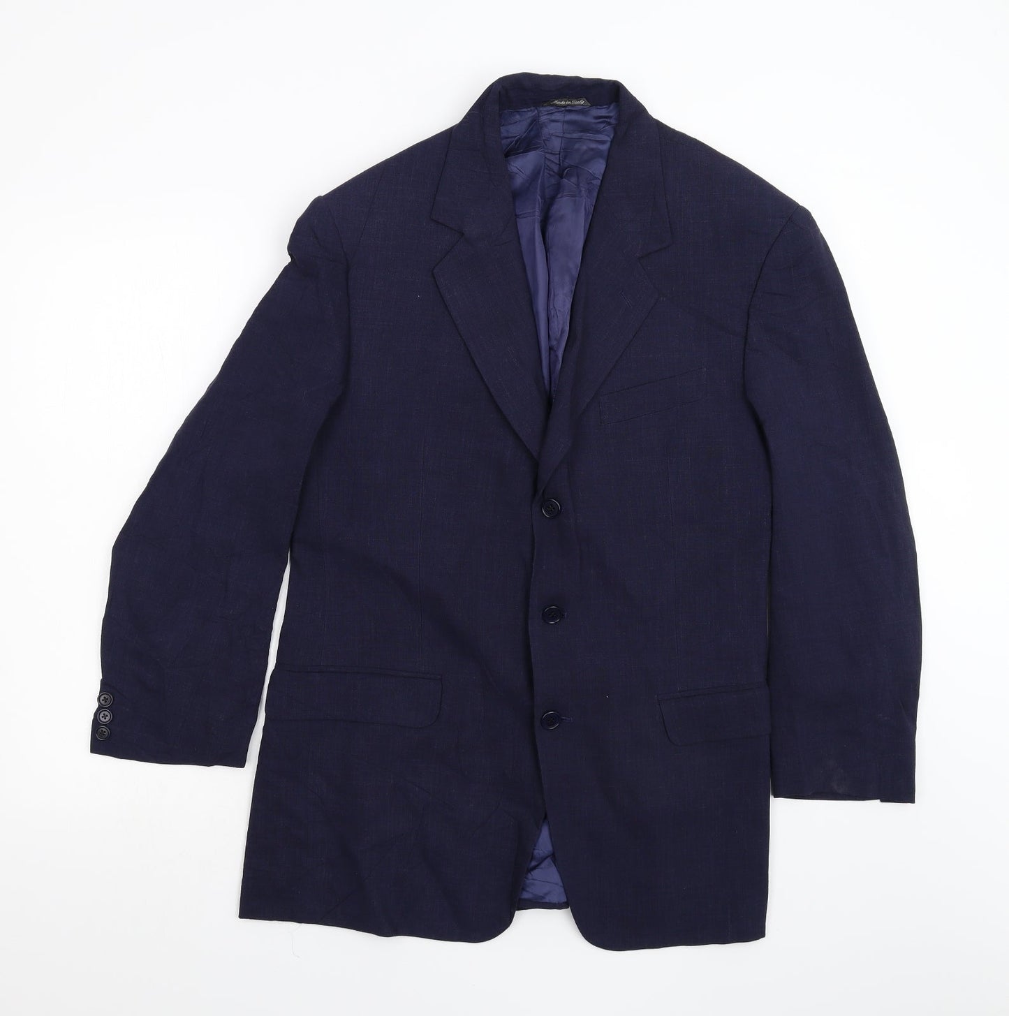 Principe Mens Blue   Jacket Suit Jacket Size 40