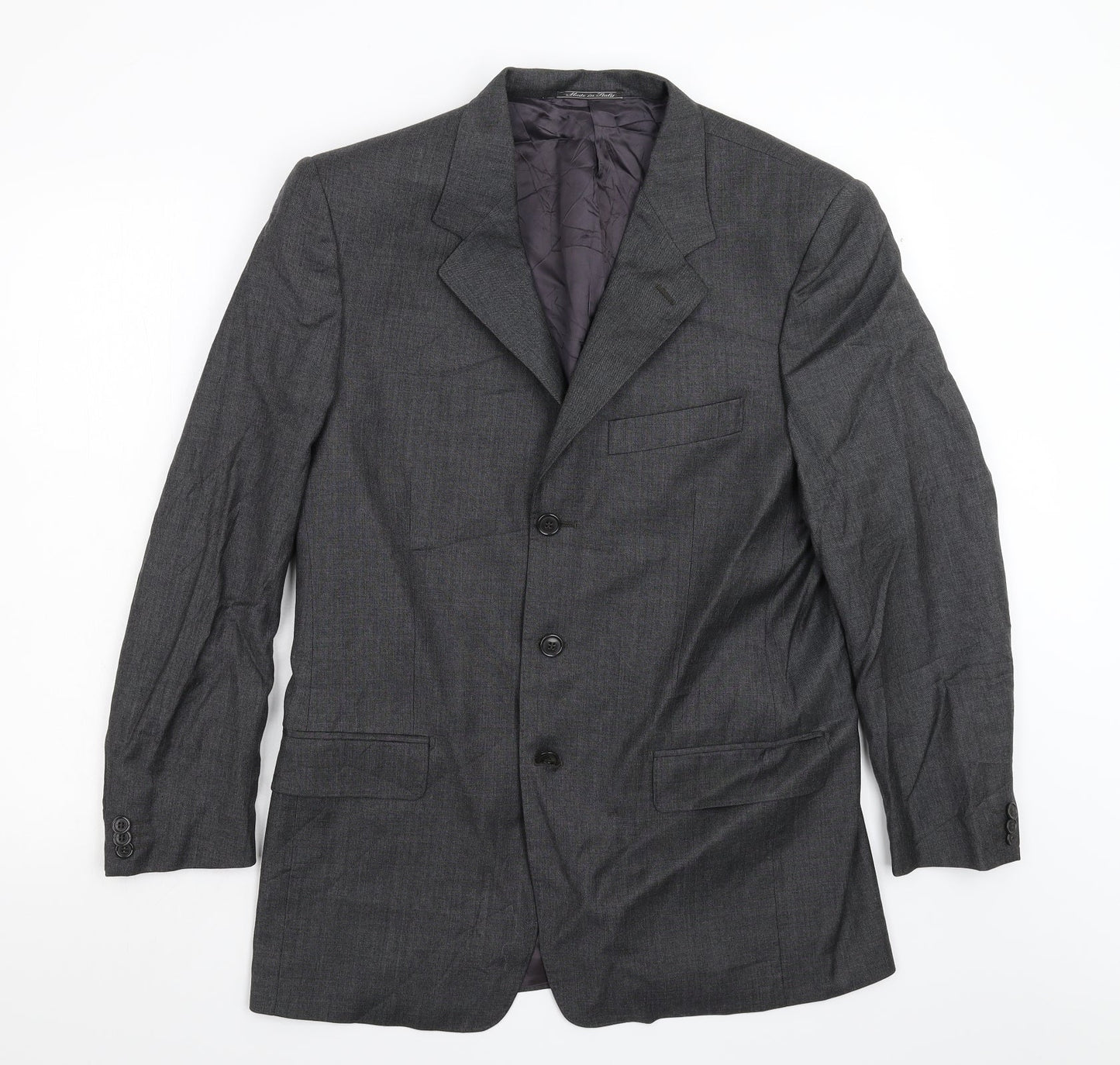 Mauro Vicariotto Mens Grey   Jacket Suit Jacket Size 40