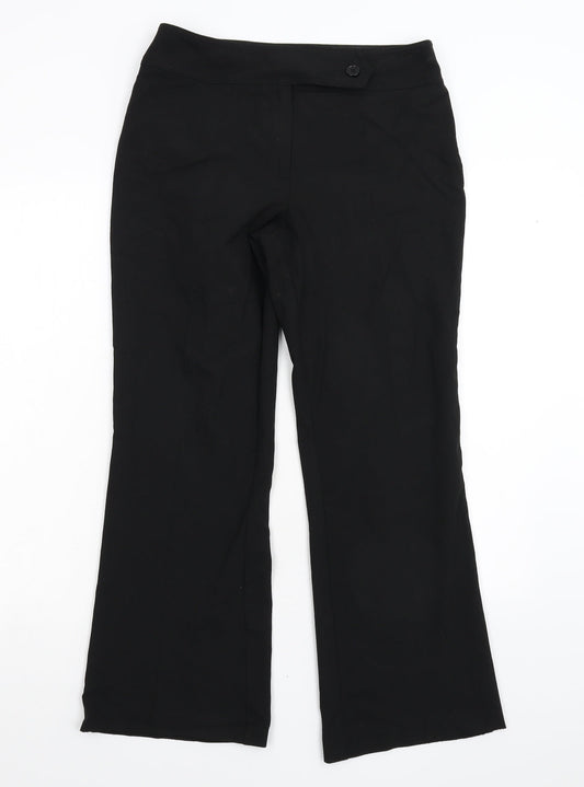 The Collection Womens Black   Trousers  Size 10 L28 in