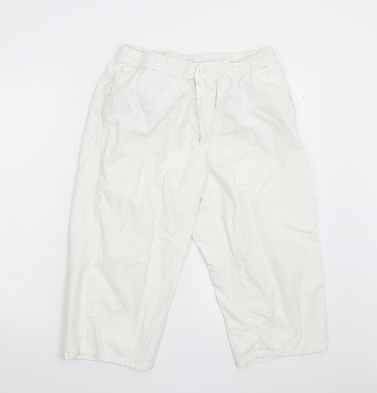 La Redoute Womens White   Bermuda Shorts Size L