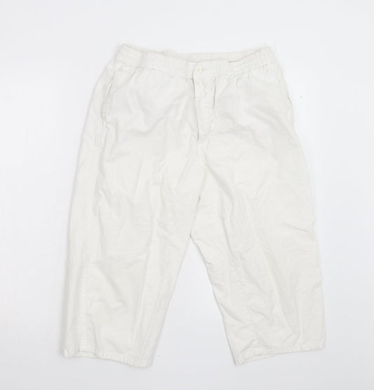 La Redoute Womens White   Bermuda Shorts Size L