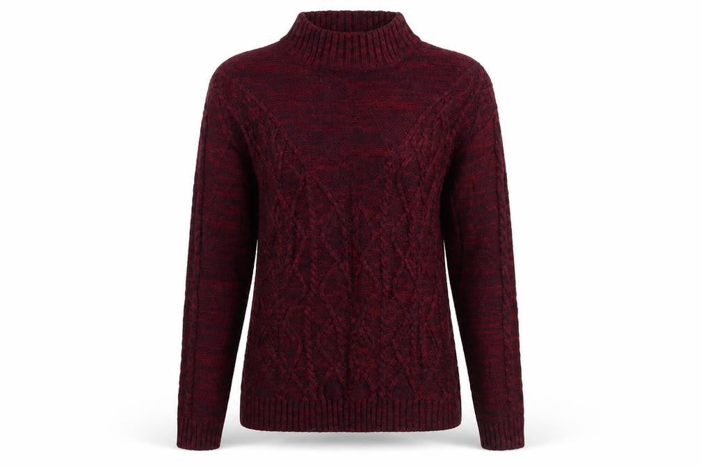 Matalan Womens Red  Knit Pullover Jumper Size S