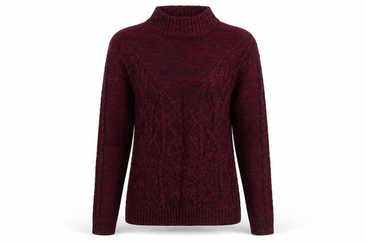 Matalan Womens Red  Knit Pullover Jumper Size S