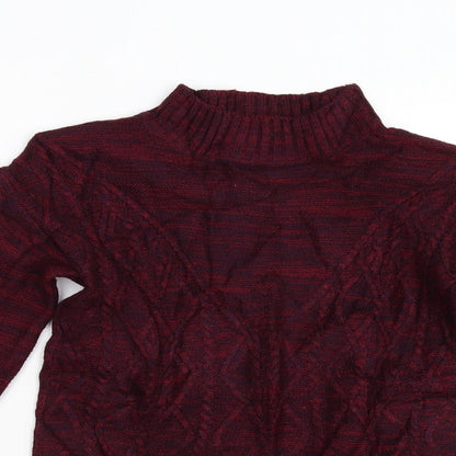 Matalan Womens Red  Knit Pullover Jumper Size S