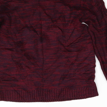 Matalan Womens Red  Knit Pullover Jumper Size S