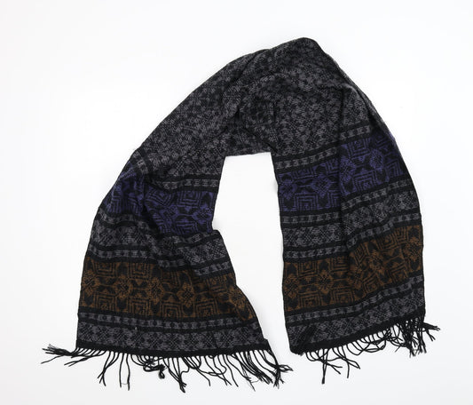 Preworn Unisex Multicoloured Geometric  Scarf  One Size