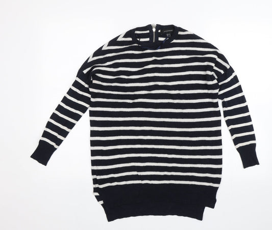 Atmosphere Womens Blue Striped  Pullover Jumper Size 6