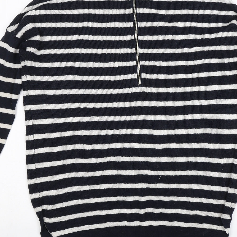 Atmosphere Womens Blue Striped  Pullover Jumper Size 6