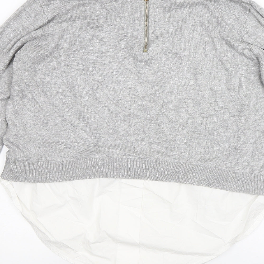 Cameo Rose Womens Grey   Pullover Jumper Size 12