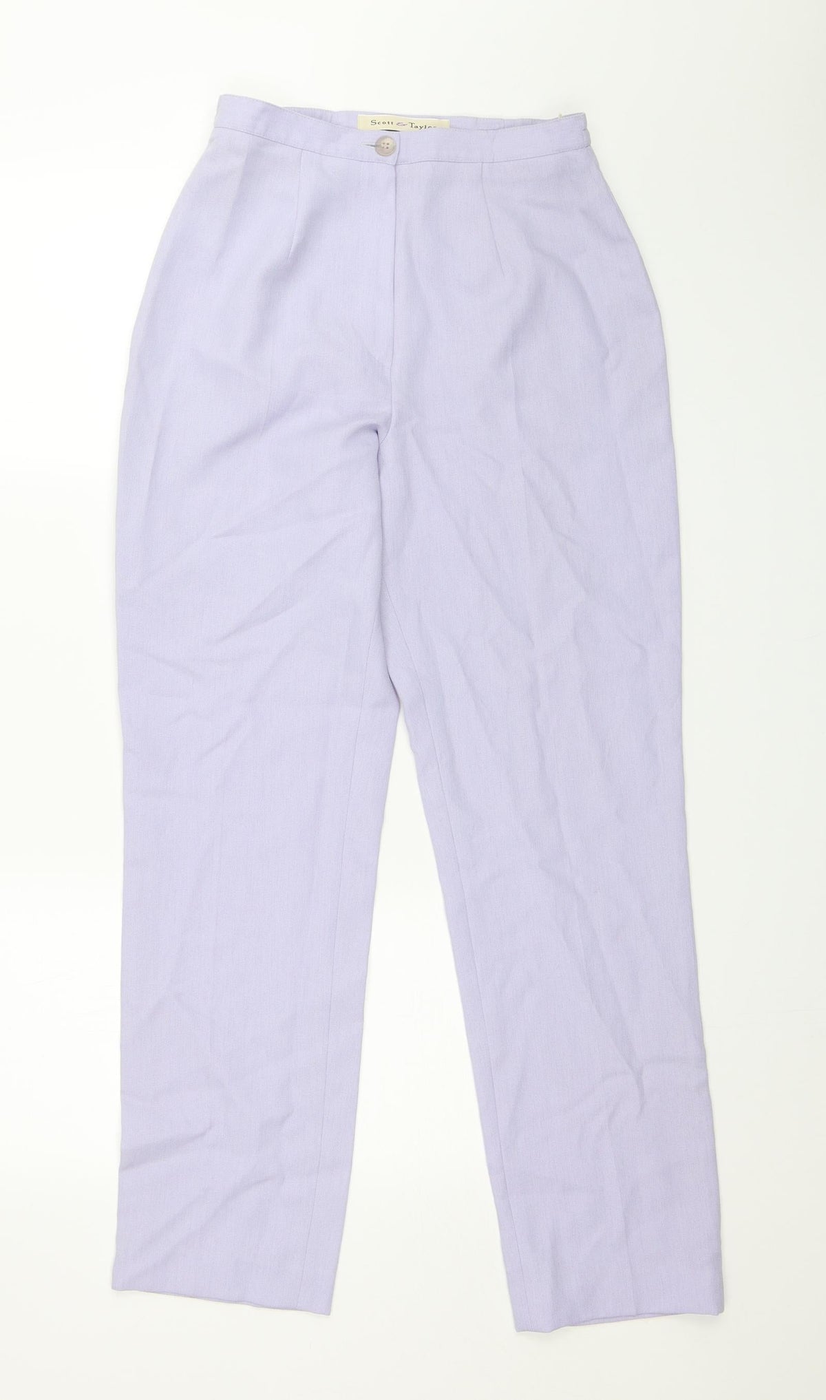Scott & Taylor Womens Purple   Capri Trousers Size 26 in L29 in