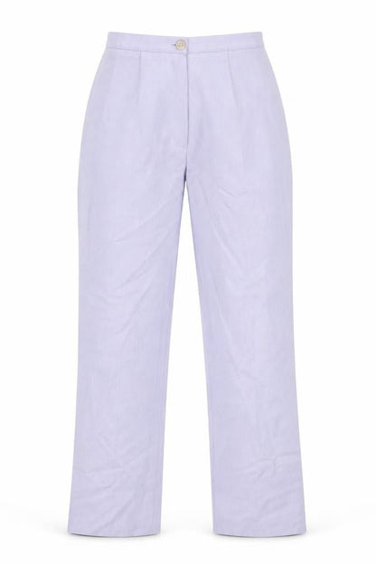 Scott & Taylor Womens Purple   Capri Trousers Size 26 in L29 in