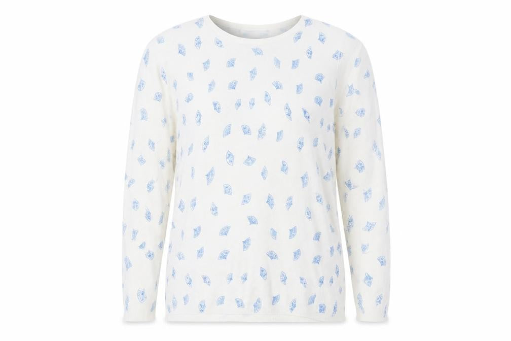 Marks & Spencer Womens White   Pullover Jumper Size 14