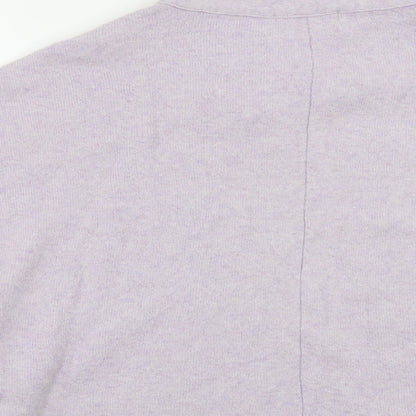 Chiaramente Womens Purple   Cardigan Jumper Size S