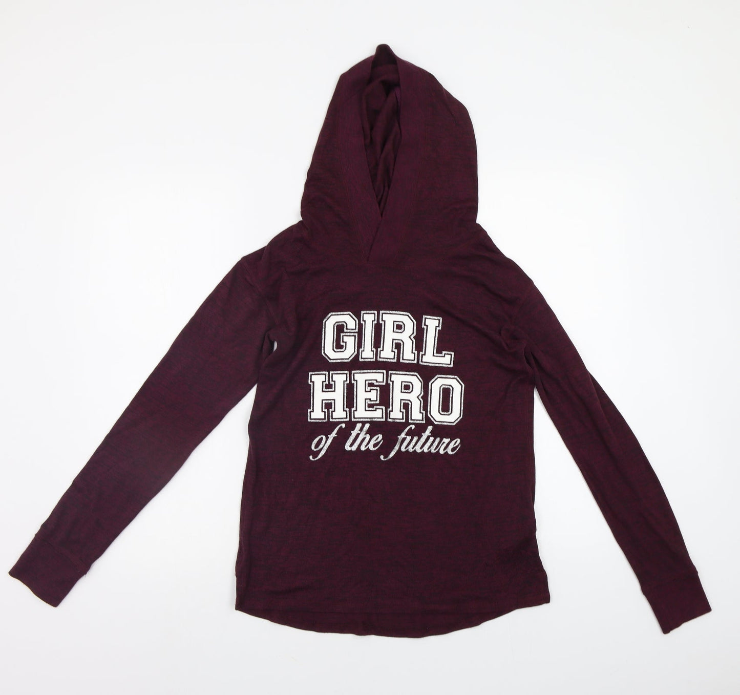 H&M Girls Red   Pullover Hoodie Size 12 Years