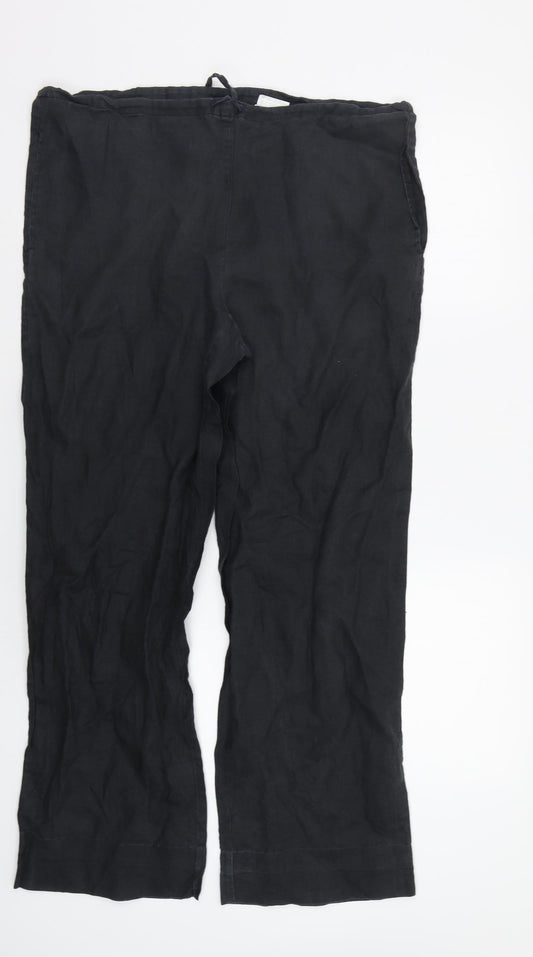 NafNaf Womens Grey   Trousers  Size 12 L29 in - Drawstring Belt